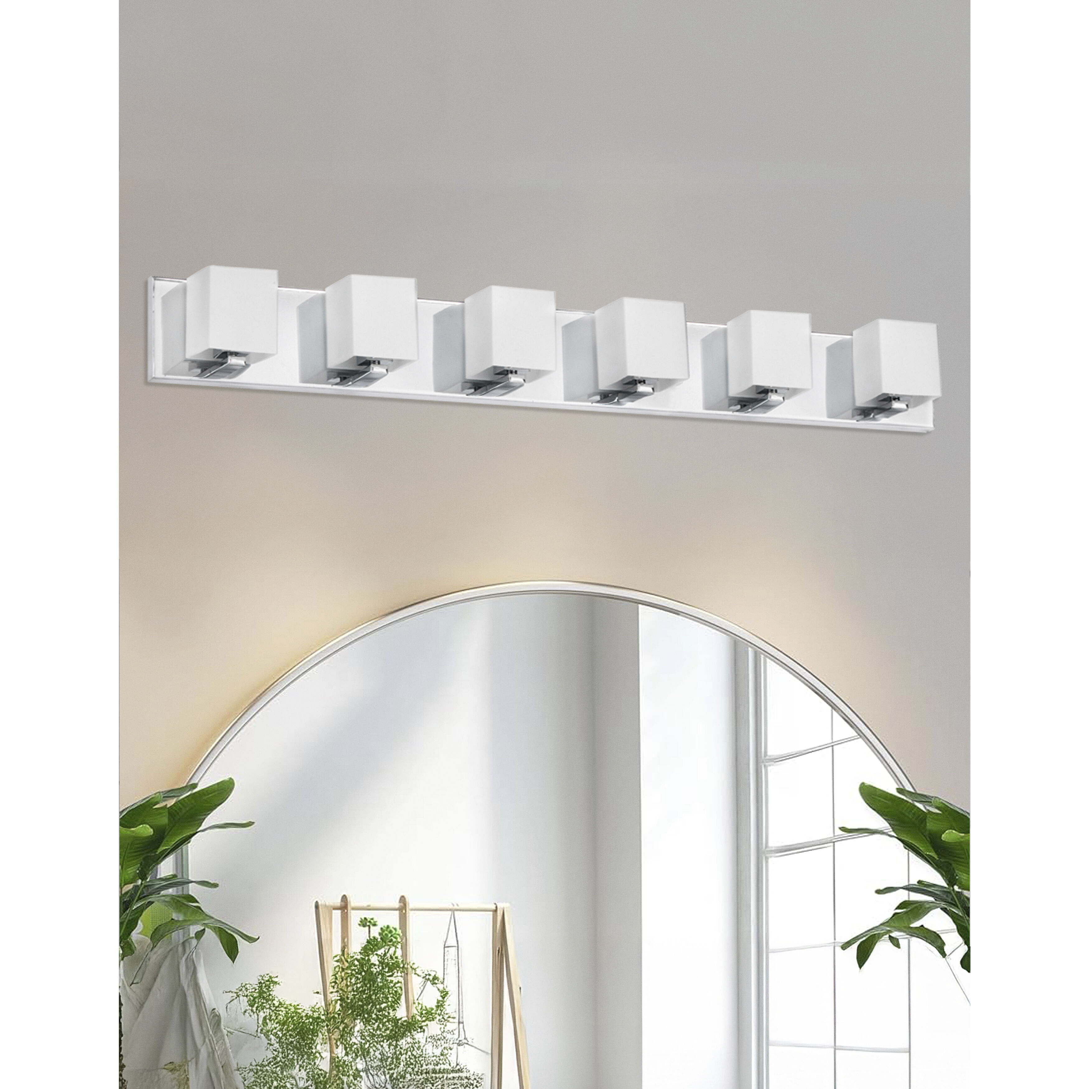 Verona LED 35.5 inch Polished Chrome Vanity Light Wall Light