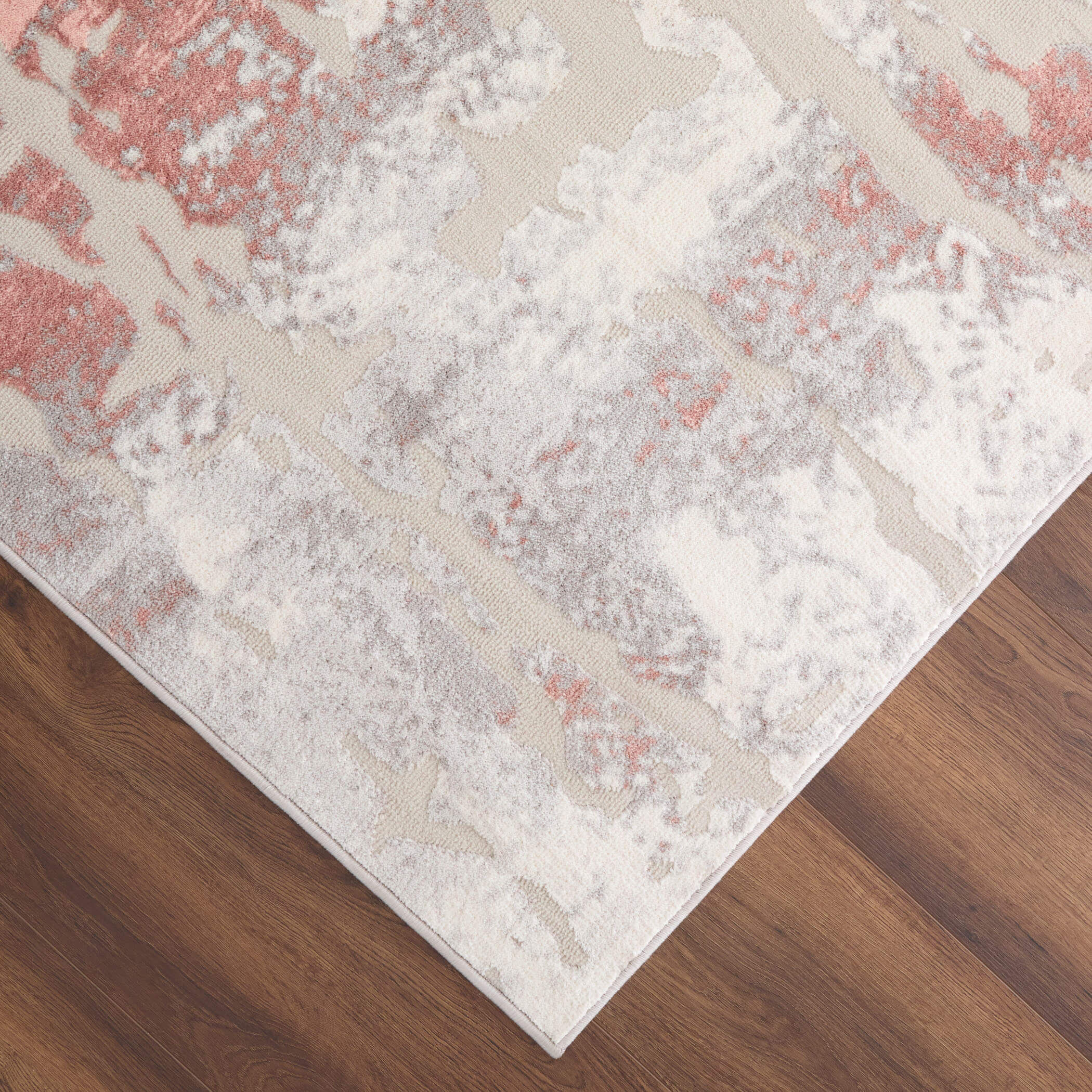 Betsi 130 X 94 inch Pink Rug in 8 x 11