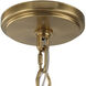 Lautoka 8 Light 32 inch Rattan and Warm Brass Chandelier Ceiling Light