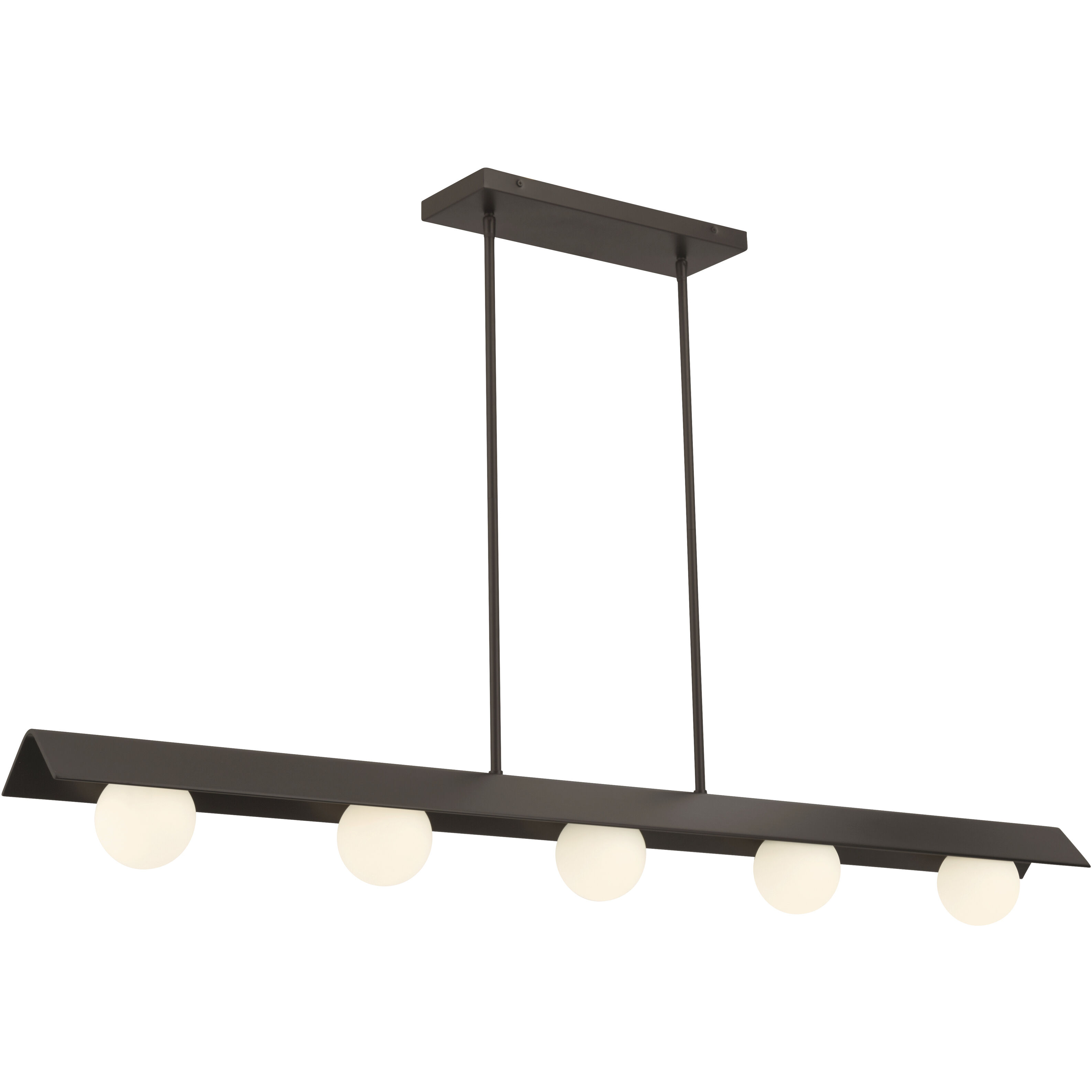 Vestra LED 54 inch Dark Bronze Linear Chandelier Ceiling Light
