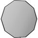 Deca 30 X 30 inch Black LED Lighted Mirror, Vanita by Oxygen