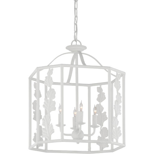 Banyan 4 Light 17 inch White/Cream Lantern Pendant Ceiling Light