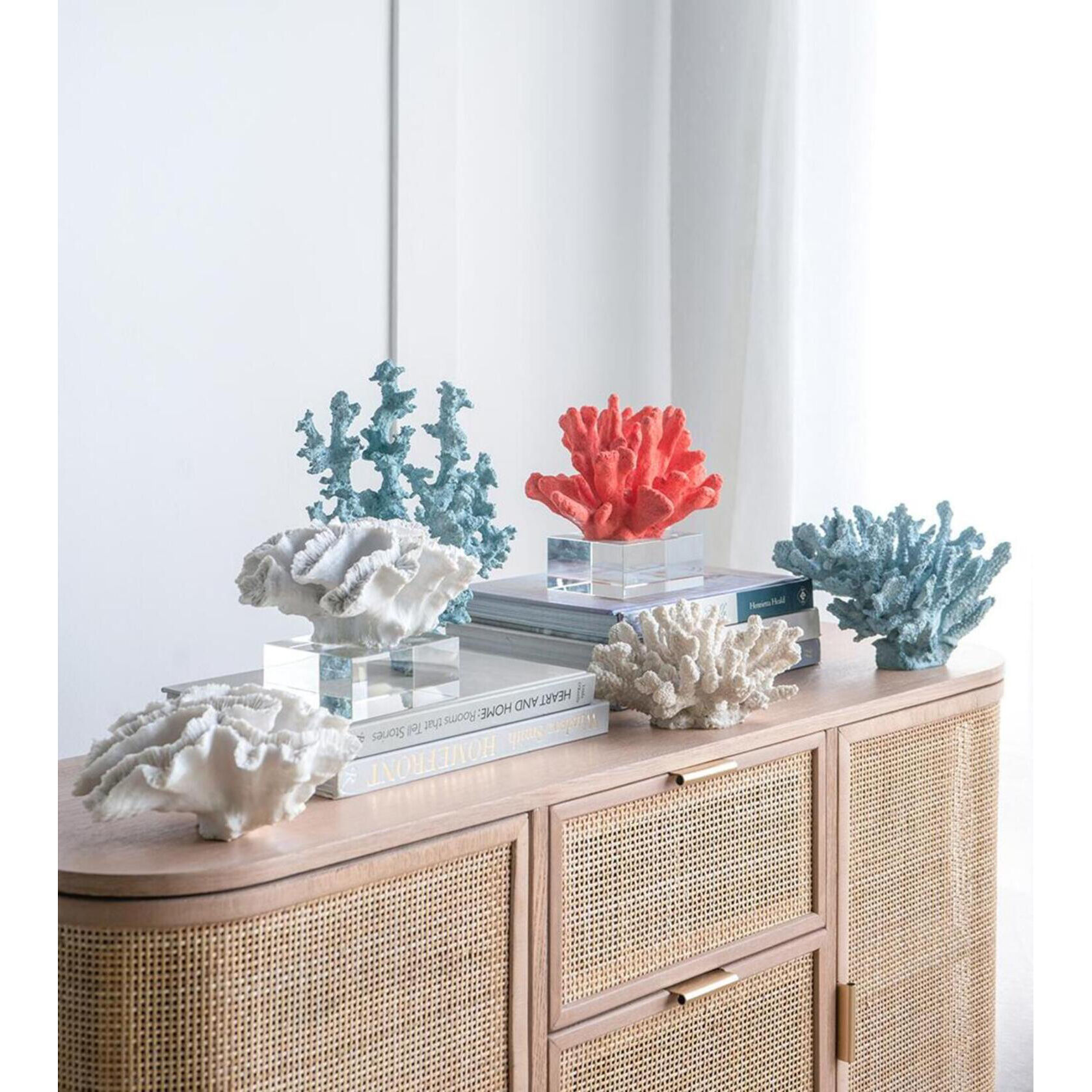 Coral Light Blue Décor