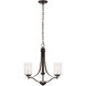 Elmwood Park 3 Light 20.5 inch Bronze Chandelier Ceiling Light