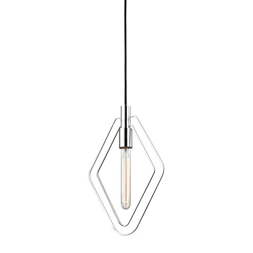 Masonville 1 Light 9.75 inch Polished Nickel Pendant Ceiling Light