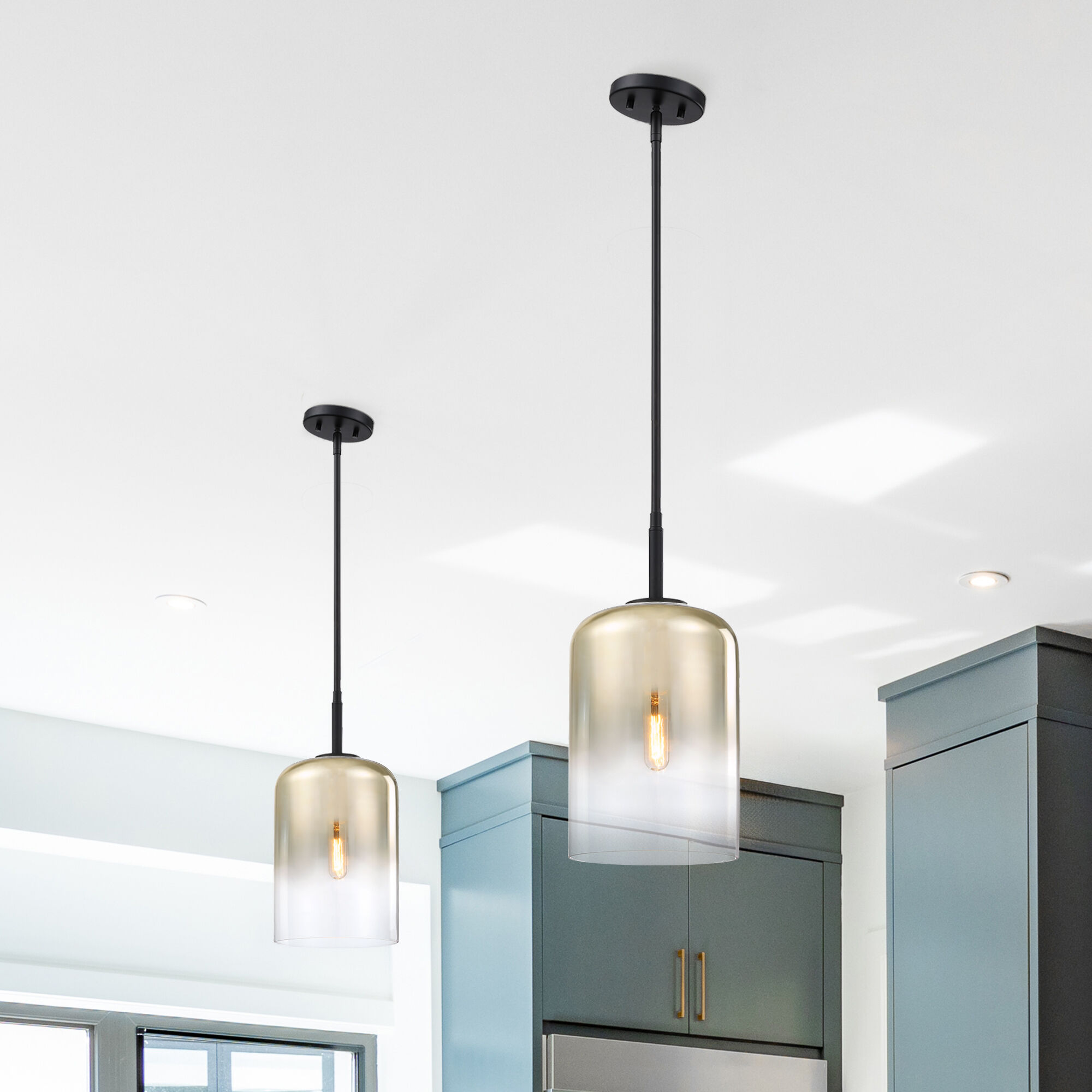 Gatsby 1 Light 8.5 inch Matte Black Pendant Ceiling Light