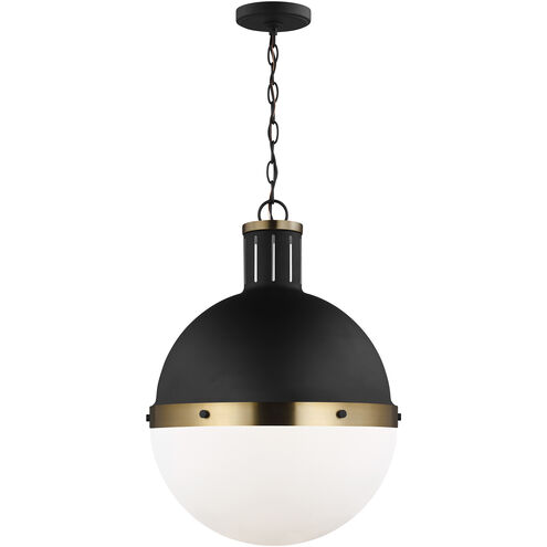 TOB by Thomas O'Brien Hanks LED 16 inch Midnight Black Pendant Ceiling Light