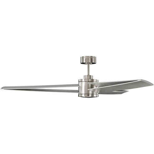 Armstrong 60 inch Brushed Steel with Silver Blades Ceiling Fan