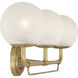 Whitehall 3 Light 28 inch Legacy Brass Vanity Light Wall Light