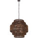 Beaudelle 9 Light 30 inch Dark Bronze Pendant Ceiling Light