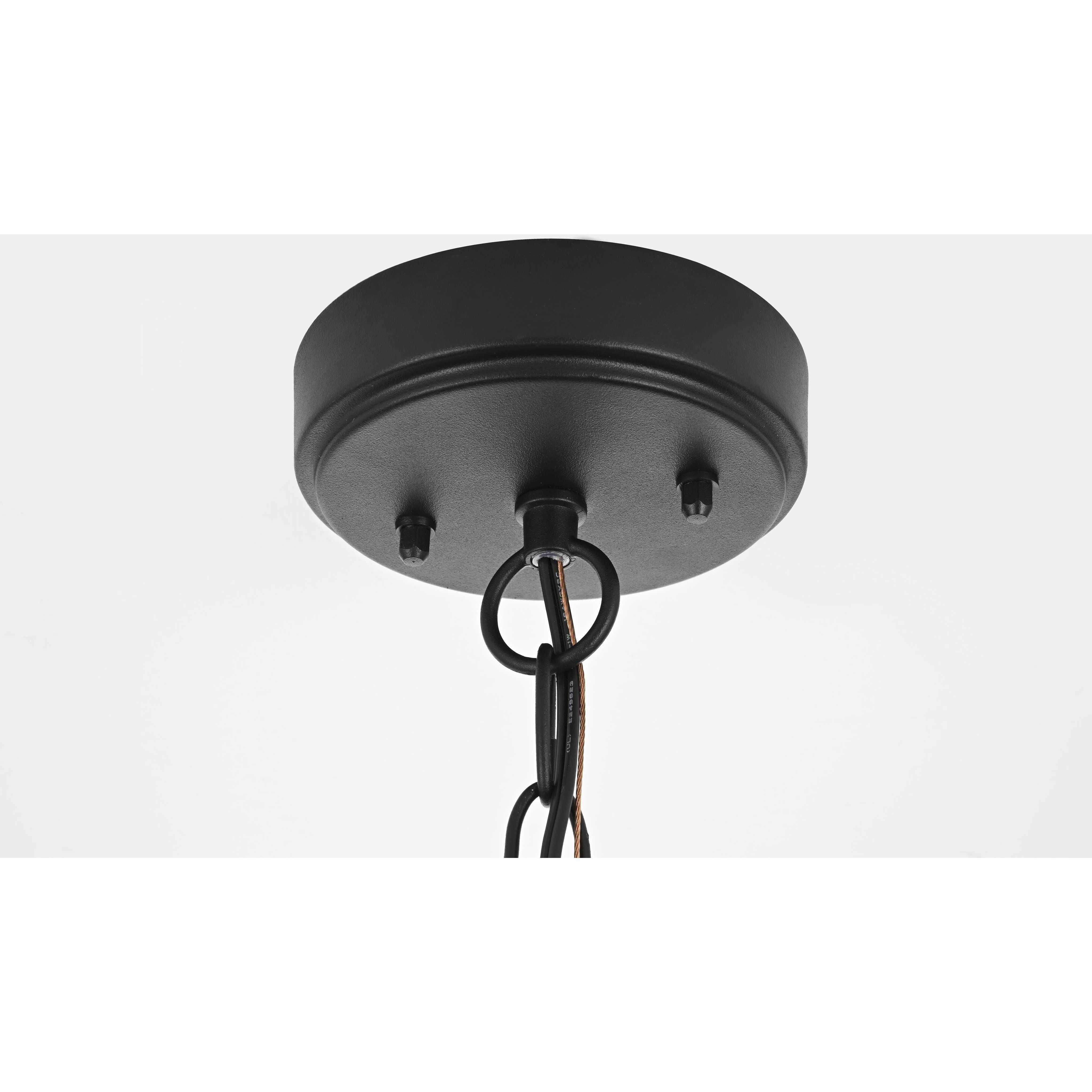 Amaris 1 Light 4 inch Black Outdoor Pendant