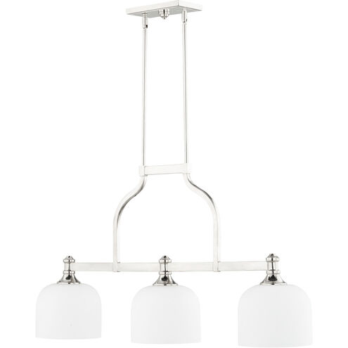 Richmond 3 Light 38 inch Polished Nickel Island Light Ceiling Light