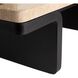 Europa 56 X 17 inch Natural and Ebony and Blackened Bronze Coffee Table