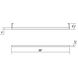 Thin-line LED 36 inch Satin Black Wall Bar Wall Light in 3ft., 3000K