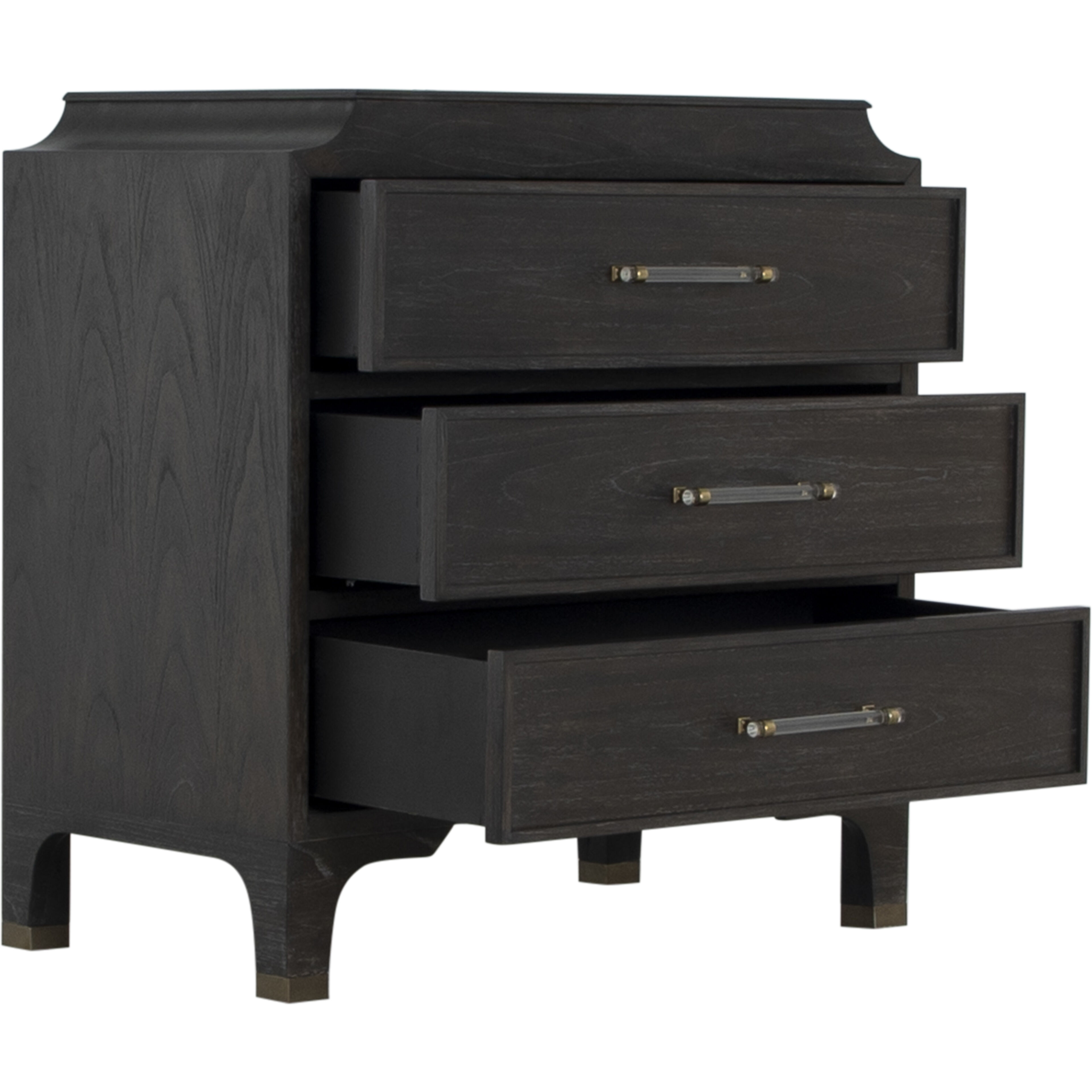 Alexandra Cerused Forest Black Chest