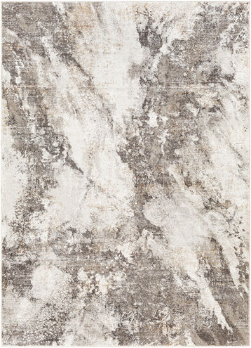 Allegro 84 X 63 inch Light Grey Rug, Rectangle