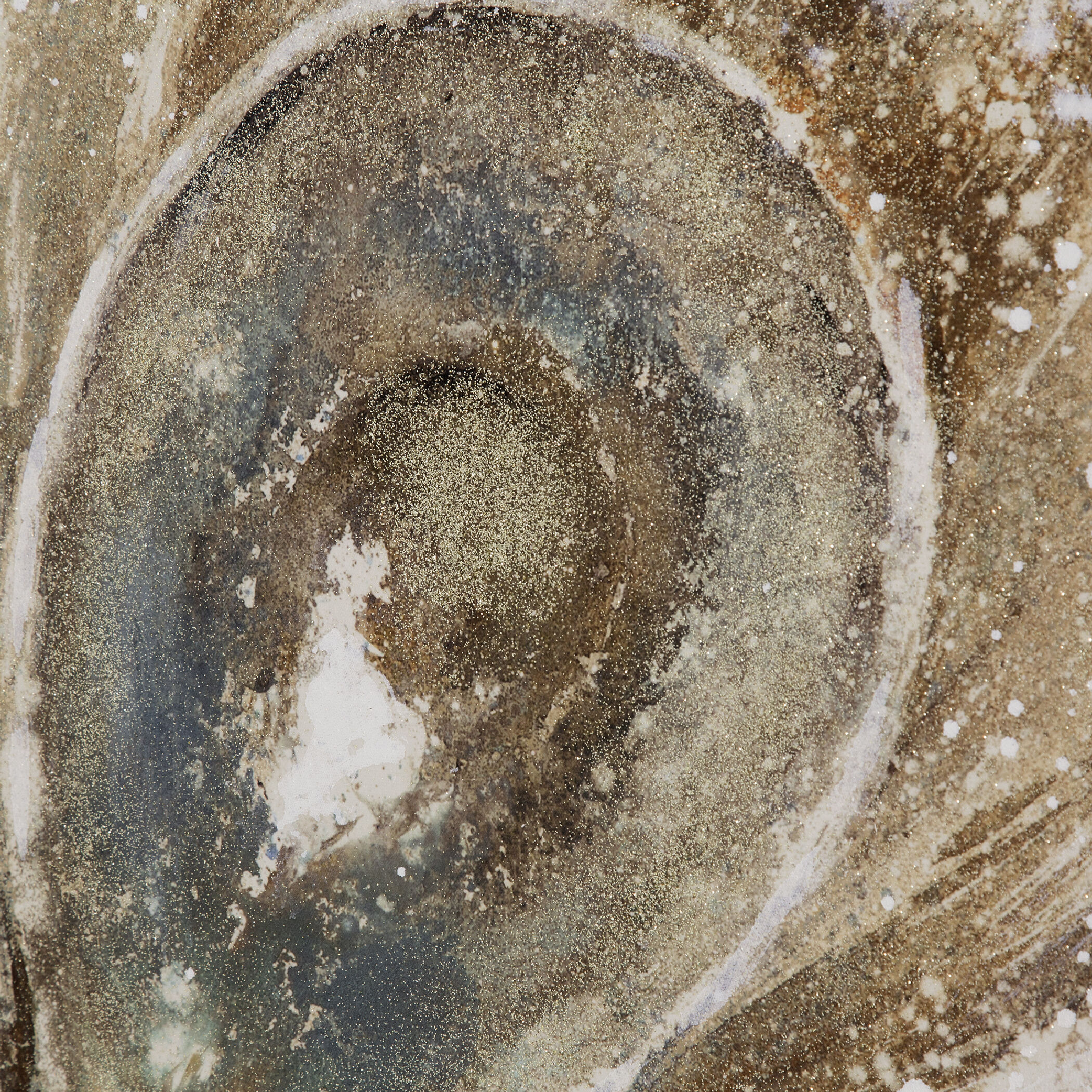 Anita Blue/Champagne Wall Art