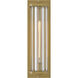 Marcel 1 Light 18.5 inch Heritage Brass Outdoor Wall Mount Lantern