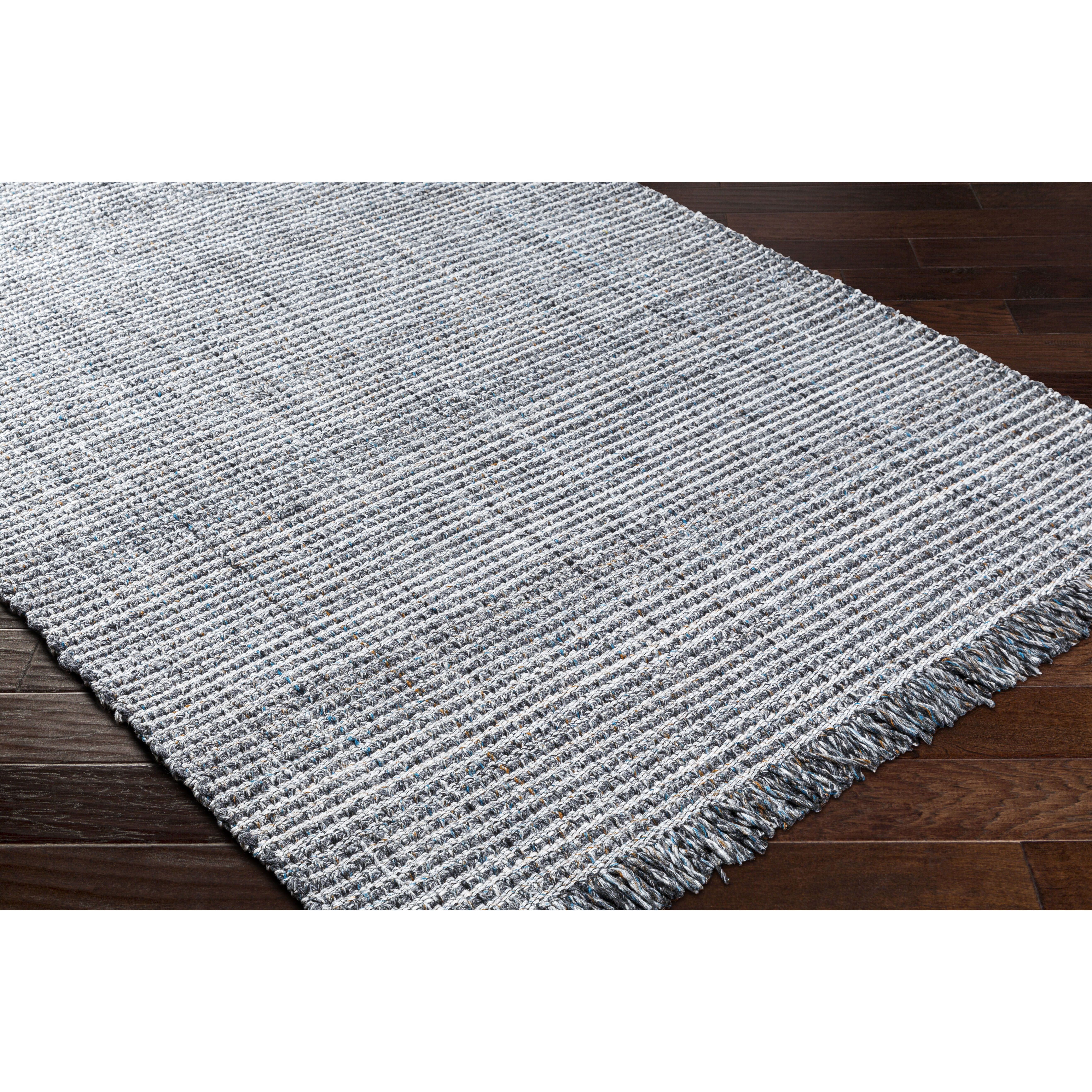 Sara 120 X 96 inch Light Slate Rug, Rectangle
