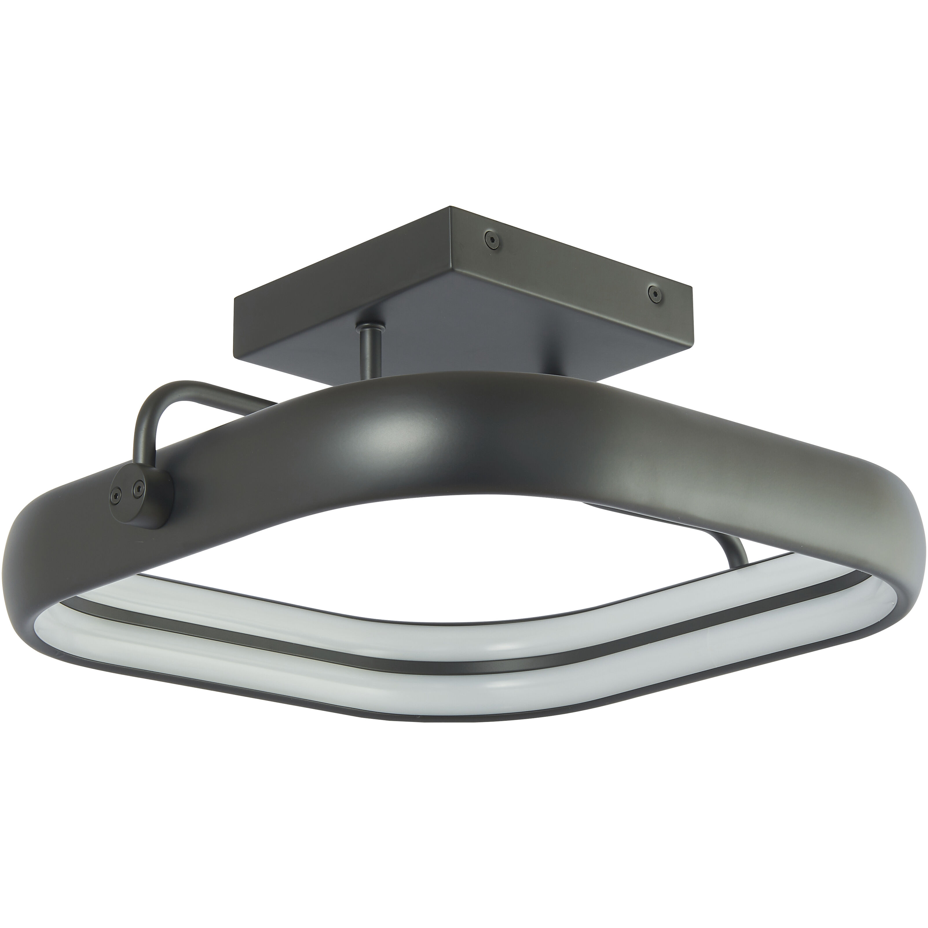 Rave LED 14 inch Matte Black Flush Mount Ceiling Light