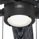 Erling 44 inch Matte Black with Salted Black/Matte Black Blades Ceiling Fan