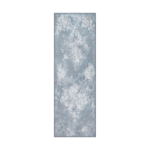 Korvin 94 X 31 inch Denim/Pale Blue/Light Gray/Medium Gray/Ivory Rugs, Runner