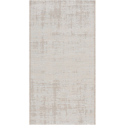 Santa Cruz 43 X 24 inch Camel/Beige/Sky Blue Outdoor Rug, Polypropylene