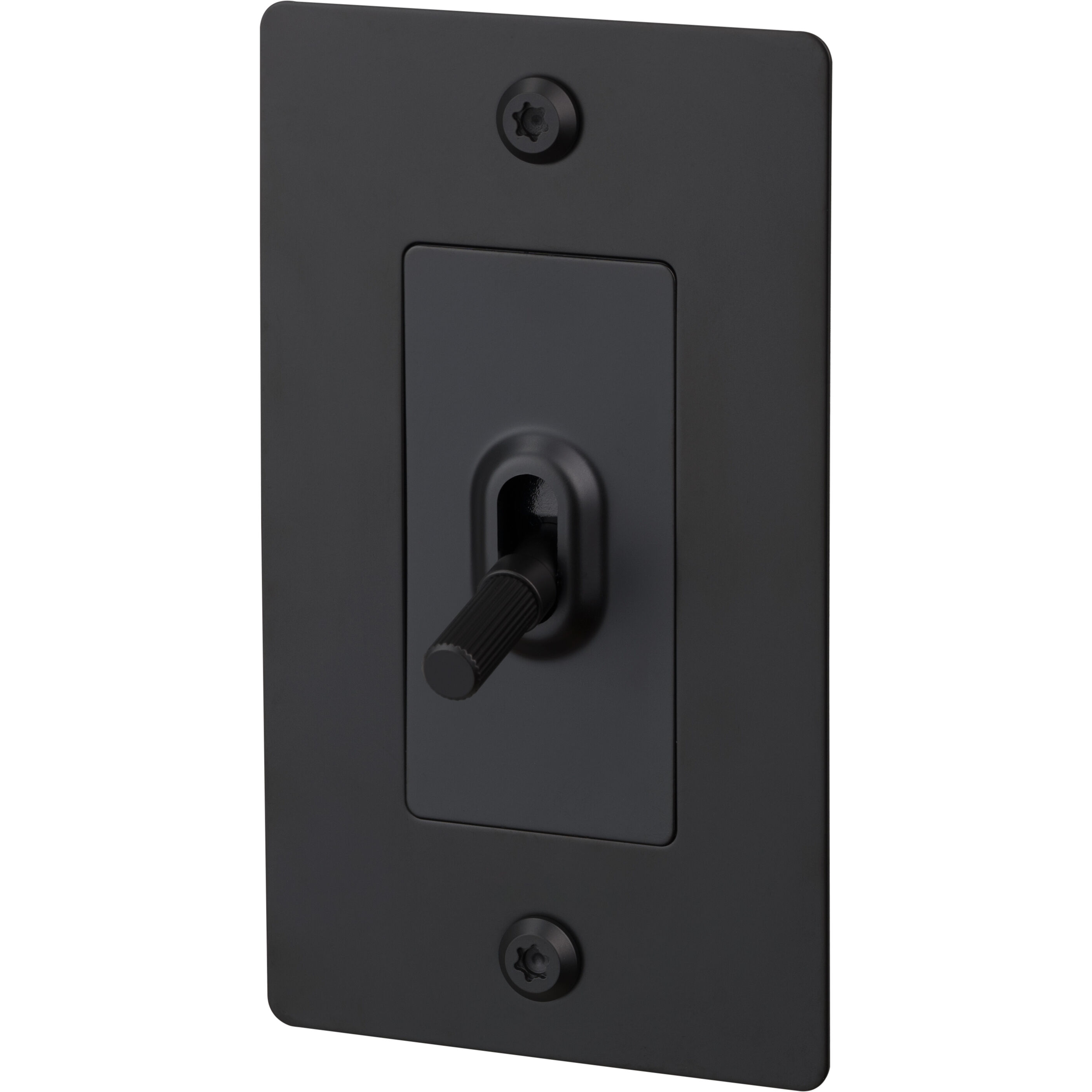 1G Toggle 120-277 Black Light Switch