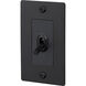 1G Toggle 120-277 Black Light Switch