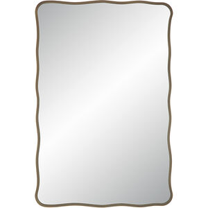 Basel 36 X 24 inch Dark Antique Brushed Brass Wall Mirror