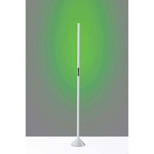 Cole 58 inch 12 watt Matte White Color Changing Wall Washer Floor Lamp Portable Light, Simplee Adesso