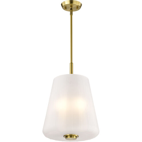 Lune 12 inch Vintage Brass Pendant Ceiling Light