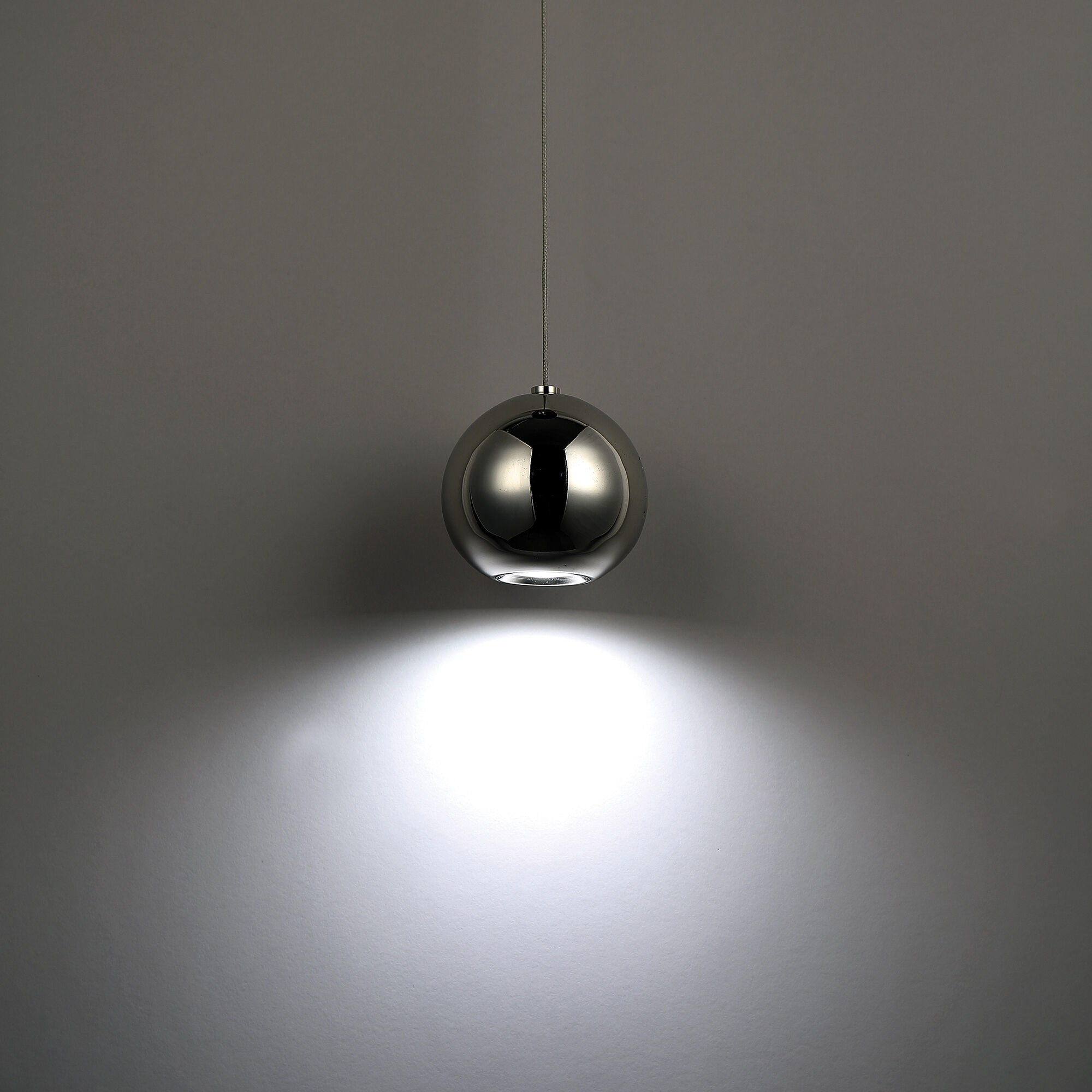 Acid LED 4.5 inch Polished Nickel Pendant Ceiling Light