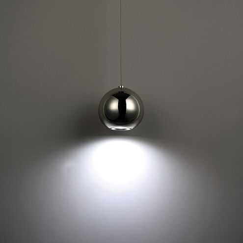 Acid LED 4.5 inch Polished Nickel Pendant Ceiling Light