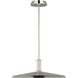 Avroko Saucer Direct LED 18 inch Polished Nickel Pendant Ceiling Light