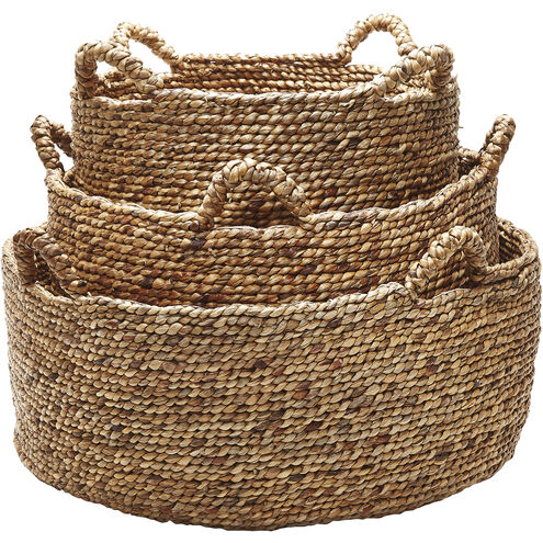 Natural Low Rise 24 X 10 inch Basket, Nested