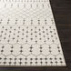 Bahar 78.74 X 78.74 inch Light Beige/Charcoal Machine Woven Rug in 7 Ft Square, Square