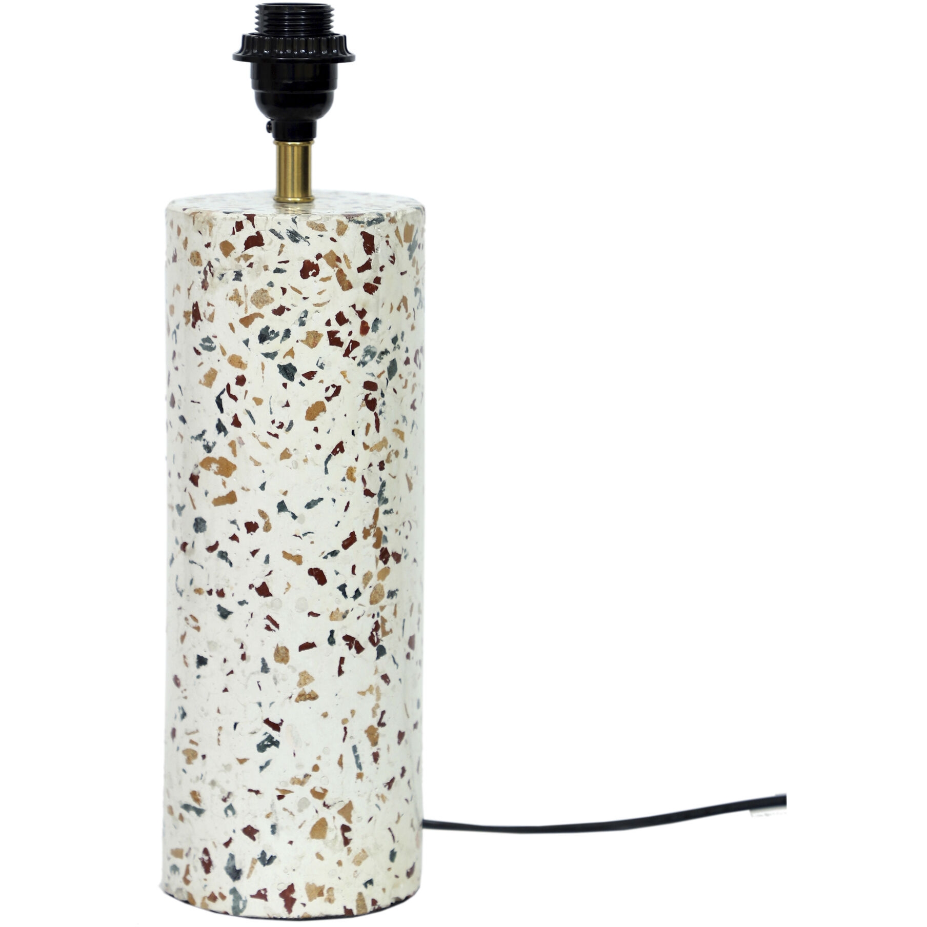 Terrazzo 20 inch 60.00 watt Multicolor Table Lamp Portable Light, Cylinder