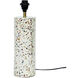 Terrazzo 20 inch 60.00 watt Multicolor Table Lamp Portable Light, Cylinder