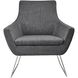 Kendrick Charcoal Grey Fabric Chair