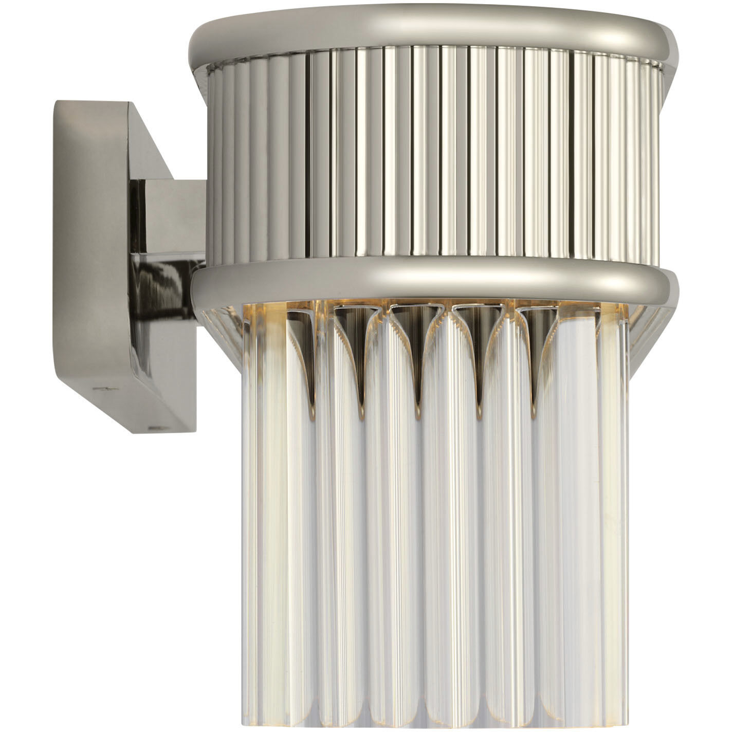 Marie Flanigan Menil LED 24 inch Polished Nickel Linear Sconce Wall Light