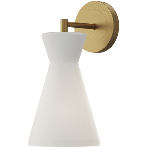 Alora Mood Betty 1 Light 6.38 inch Aged Gold Bath Vanity Light Wall Light