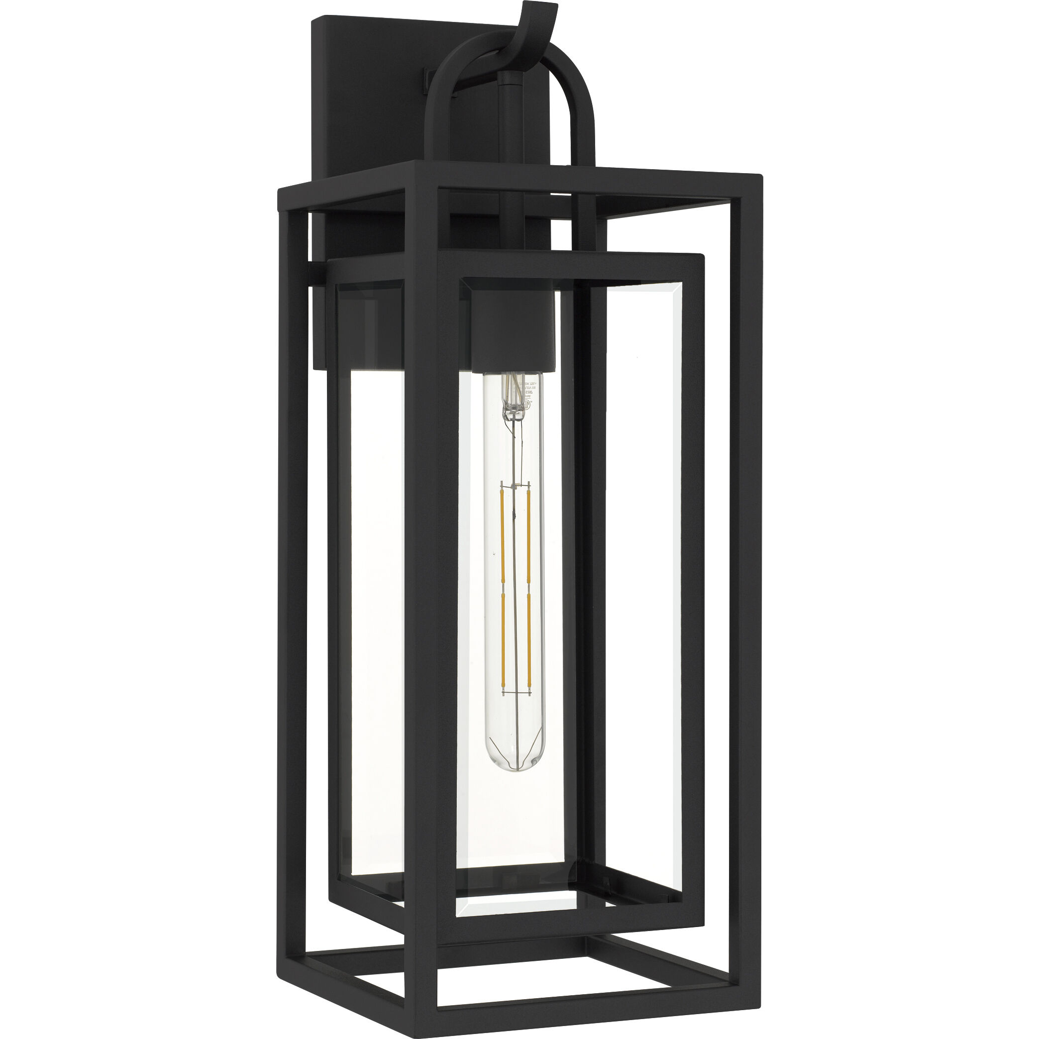 Jayce 1 Light 19 inch Matte Black Outdoor Wall Lantern