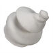 Spiral White Fiber Cement Decor Accessory