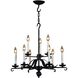 Blacksmith 9 Light 27 inch Matte Black Chandelier Ceiling Light