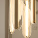 Avian 4 Light 10 inch Brushed Brass Pendant Ceiling Light