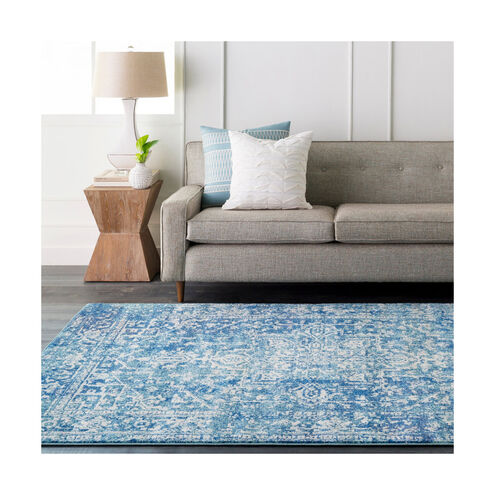 Channing 87 X 63 inch Teal Rug, Rectangle