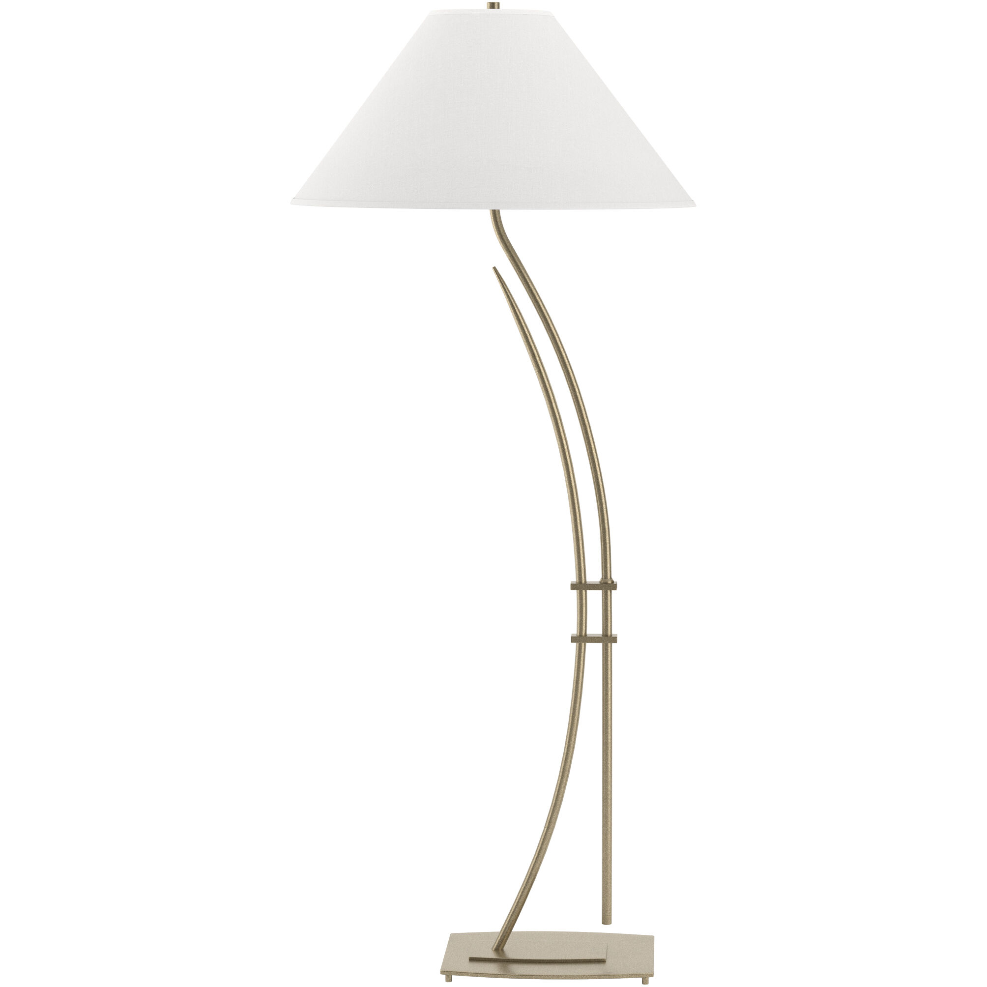 Metamorphic 54 inch 150 watt Soft Gold Floor Lamp Portable Light in Natural Anna