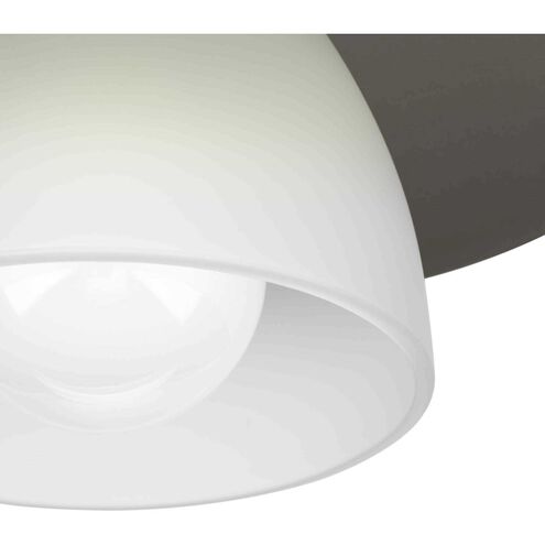 Trimble 1 Light 12 inch Brushed Nickel Semi-Flush Mount Ceiling Light, Design Series