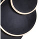 Private I LED 9 inch Matte Black Wall Sconce Wall Light
